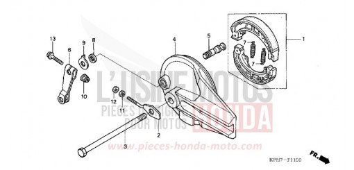 REAR BRAKE PANEL (ANF1253/5/T5) ANF1253 de 2003